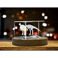 thumbnail image 2 of Leaellynasaura Dinosaur 3D Engraved Crystal 3D Engraved Crystal Keepsake/Gift/Decor/Collectible/Souvenir, 2 of 6