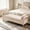 Beige, variant on BaseBeauty 66" Storage Bench for Bedroom, End of Bed Bench with Gold Legs, Black Bench for Bedroom with Arms, Teddy