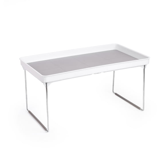 Mainstays Stackable Laundry Organizer Shelf, White