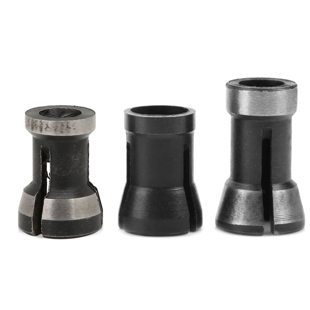 Adaptador de portabrocas Portabrocas para fresadora 3 Especificaciones para la máquina de recorte Fresadora Fresadora Máquina de grabado Fresado de madera Cabezal de grabado Amonsee No