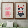 thumbnail image 5 of Vintage Swimming I - Premium Framed Canvas 2 Piece Set - Ready to Hang, 5 of 7