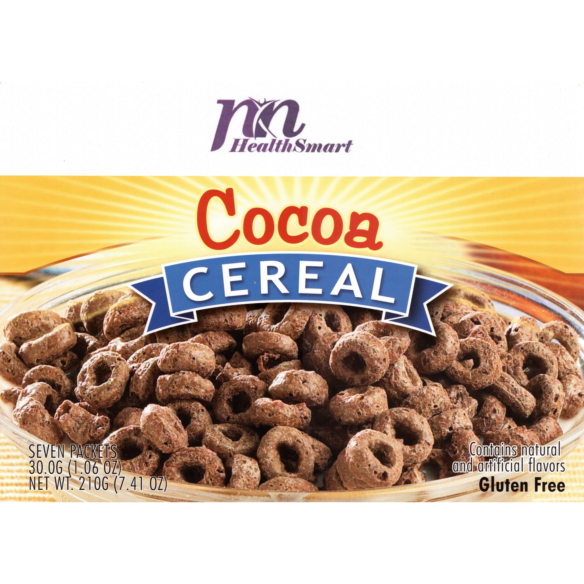 HealthSmart High Protein Cocoa Cereal, Low Calorie, Low Sugar, Low Fat