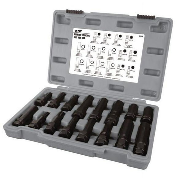 M994 Locking Lug Nut Master Key Set - Black Oxide