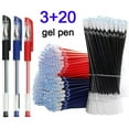 thumbnail image 2 of Senbaida Gel Pen Set, Needle Tip Pens, Bullet Tip, 0.5mm, Assorted Ink Colors, 6 Count, 2 of 6