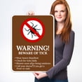 thumbnail image 2 of Warning Beware Of Ticks Wear Insect With Symbol Sign,, 2 of 8