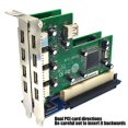 thumbnail image 2 of PCI-E to PCI Adapter Card Pcie to 2 PCI Slots Support Recording Card Gold Tax Card Sound Card Parallel, 2 of 5