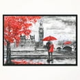 thumbnail image 5 of DESIGN ART Designart 'Couples Walking in London' Landscape Framed Canvas Art Print, 5 of 5