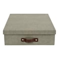thumbnail image 2 of Bigso Oskar - Storage box - for A4/Letter - canvas gray, 2 of 5