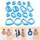 thumbnail image 3 of 2x18 Piezas Cortadores De Arcilla Polimérica De Plástico Kit Para Hacer Pendientes Formas Moldes Para Niños, 3 of 7