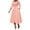 LYQ1_Pink, variant on Meichang Long Sleeve Midi Dresses for Womens A-Line Wedding Guest Dresses Casual Round Neck Elegant Evening Dress with Pockets Cocktail Party Long Dresses