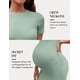 thumbnail image 4 of Vestido Beauty Summer Manga Corta Maternidad Midi Sage L, 4 of 6