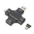 thumbnail image 1 of USB-C PD Digital Color TFT DC voltímetro voltaje detector de corriente probador con adaptador, 1 of 8