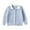 Blue#kids cardigan, variant on Girls Cardigan Sweaters Hollow Out Contrast Peter Pan Collar Long Sleeve Cardigans Casual Knitted Button Down Jacket Blue,2 Years