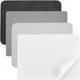 thumbnail image 1 of Parches de reparación de lino autoadhesivos de 4 colores, 28 x 20 cm, resistentes, para bricolaje, grandes, en blanco, gris, negro y blanco., 1 of 6