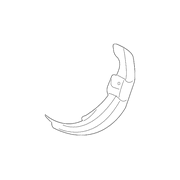 Genuine OE Volvo Timing Cover Belt Rail - 8692804