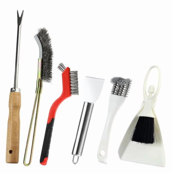6PCS Bird Cage Cleaning Brush Tools Set-As Shown