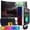 27 Inch, variant on Restored TechMagnet Zeus Pro 9 Gaming Desktop PC, Intel i7, GT 1030, 8GB ARGB RAM, 256GB SSD, RGB Keyboard Mouse, Soundbar, Headphone, USB WiFi BT, Webcam, Win 11
