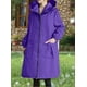 thumbnail image 4 of Chaquetas y abrigos casuales con capucha de manga larga para mujer, impermeable, transpirable, talla grande, con capucha, para senderismo, cortavientos cálido, blusa de poliéster para mujer, 4 of 4
