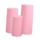 thumbnail image 3 of 3x Fundas De Pedestal Cilíndricas Decorativas Para Fiesta, Compromiso, Acción De Gracias, Rosa Claro, 3 of 8
