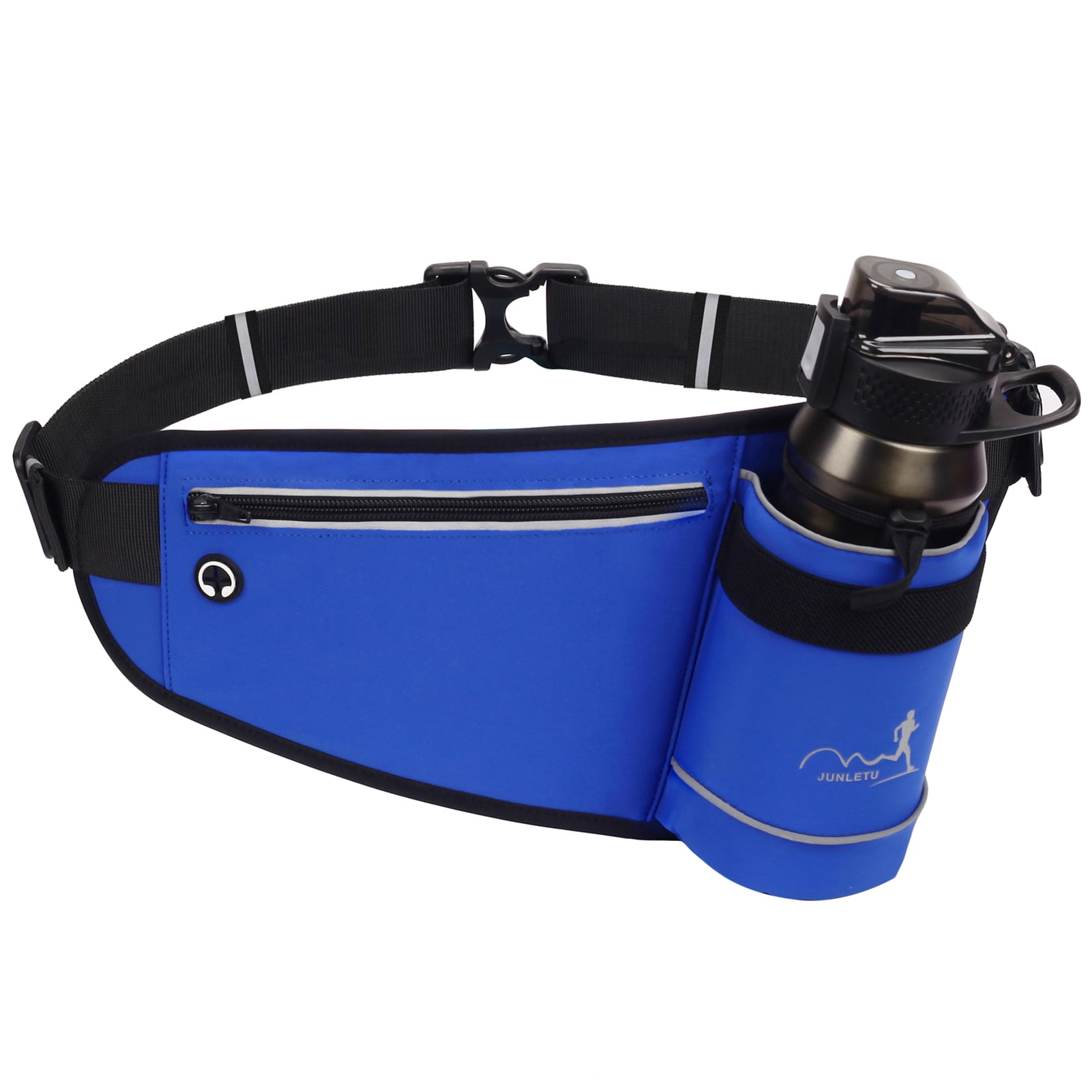 JUNLETU Outdoor Sports Hydration Waist Belt Bag with Water Bottle