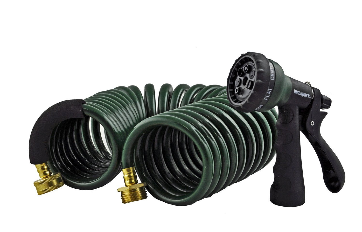 Instapark GHN-06-25 Heavy-duty EVA Recoil Garden Hose 25ft with 7-Pattern Spray Nozzle,... by Instapark