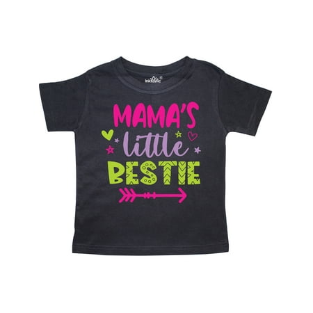

Inktastic Mama s Little Bestie with Arrow and Hearts in Pink Gift Toddler Boy or Toddler Girl T-Shirt