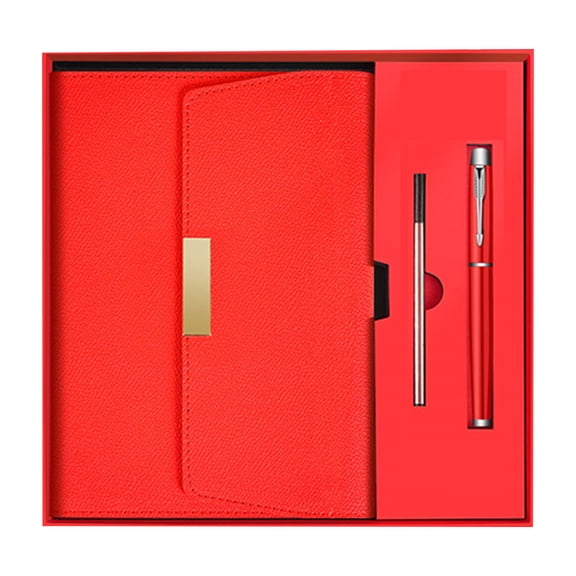 Journal Notebook with Pen and Gift Box Set PU Leather 100 Sheets 200 Pages Daily Notepads Writing Supplies for Adult