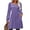 Dark Purple, variant on SHINE UP Dresses for Women Fall Square Neck Long Sleeve Knee Length Dress with Pockets