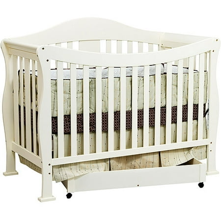 Baby Mod - Park 4-in-1 Convertible Crib, Pearl White