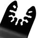 thumbnail image 4 of CNBTR 20 hojas de sierra de liberación rápida con dientes finos oscilantes de 65 x 40 mm, 4 of 5