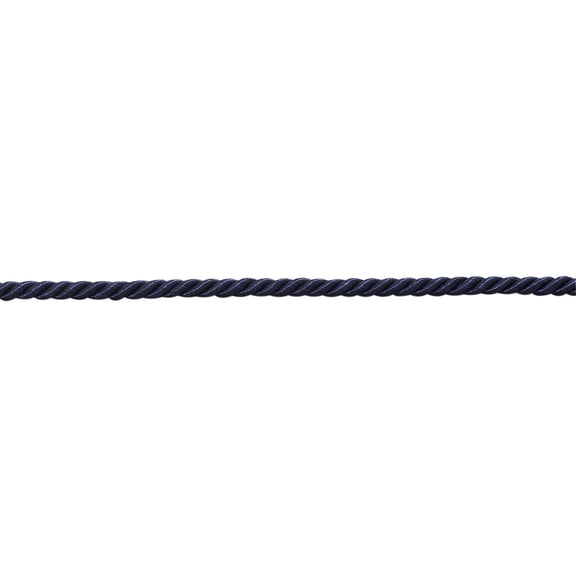 3/16" (0.5cm) Small Twisted 3-ply Rope Cord Trim # 0316NL,, Dark Navy Blue #J3 (Dark Blue) 54.6 Yards (164 ft/50m)