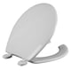 thumbnail image 4 of asiento para baño antibacterial y bisagras ajustables redondo blanco plástico, 4 of 5
