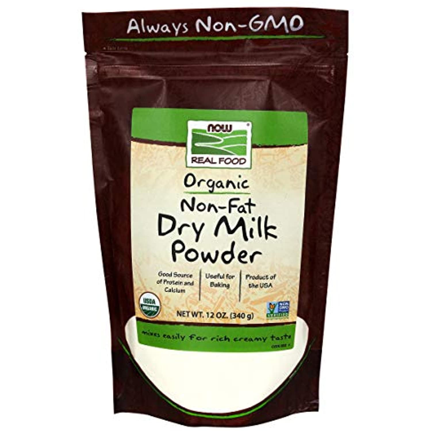 Evaxo NonFat Dry Milk Powder, Organic 2 Pk. / 12 Oz.