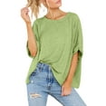thumbnail image 5 of Sherrylily Women Tops Oversized T-Shirt Short Sleeve Loose Casual Shirts Summer Tee S-2XL, 5 of 6