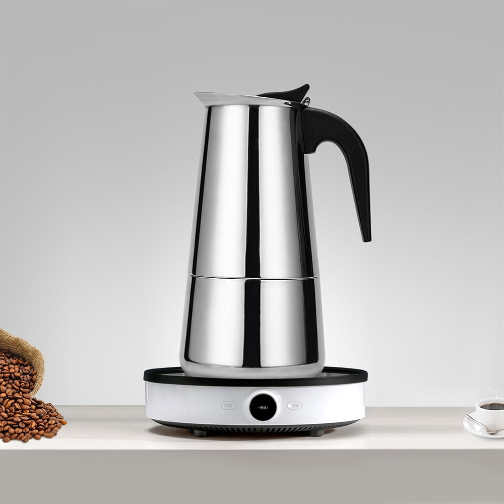 Stainless Steel Stovetop Coffee Pot 