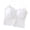 White, variant on VerPetridure Wireless Bras for Women Fashion Woman's Lace Beauty Back Solid Strap Wrap Hollow Out Bra Underwear