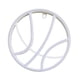 thumbnail image 4 of Letrero de neón LED con forma de baloncesto, accesorios para fotos, forma redonda para Bar de dormitorio, 4 of 9