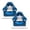 O903 Blue 21.7x22.4" 2Pack, variant on 2Pcs Folding Children'S Sofa Backrest Armchair 2 In 1 Folding Children'S Sofa Cute Cartoon Lazy Sofa Baby Chairs Comfy Foldable Couch & Reading Chair Without Padding or Padding Core Sofa Cover