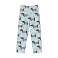thumbnail image 6 of Daiia Dachshund Dog Puppy Men's Sleep Pant with Pockets and Drawstring,Pajama Pants-Large, 6 of 9