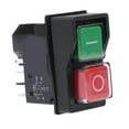 thumbnail image 3 of SPRING 1PC AC250V Waterproof Electromagnetic Push Button switch 4/5Pin Safety Switch 5, 3 of 9