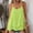 Green, variant on ClodeEU Women's Scoop Neck Sleeveless Spaghetti Strap Tank Top ,Double Layers Casual Blouse Beige,Womens Plus L
