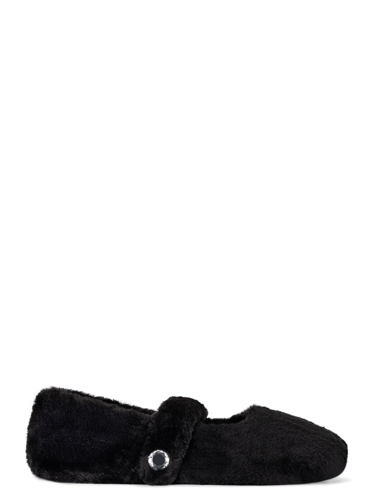 Joyspun Women's Mary Jane Plush Slippers
