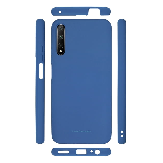 Funda Soft Jelly Molan Cano para Huawei Y9s Azul