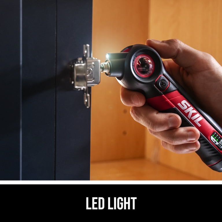 SKIL 4V Cordless Screwdriver Bundle With Circuit Sensor - Detects Live Wires, Includes 2 Tools, Bits, Case