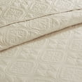 thumbnail image 3 of 3 Piece Reversible Bedspread Set Cream King/Cal King, 3 of 10