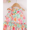 thumbnail image 5 of Baby Girls Clothes Toddler Girl Floral Dress 4T Girls Summer Dress 5T Girls Sleeveless Halter Dress Multicolor, 5 of 10