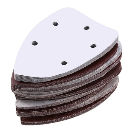 

Sanding Pads 80PCS Stick On Sanding Discs Pads Hook and Loop Sanding Triangle-Pads 40 60 80 100 120 150 180 240 320 400 Grits