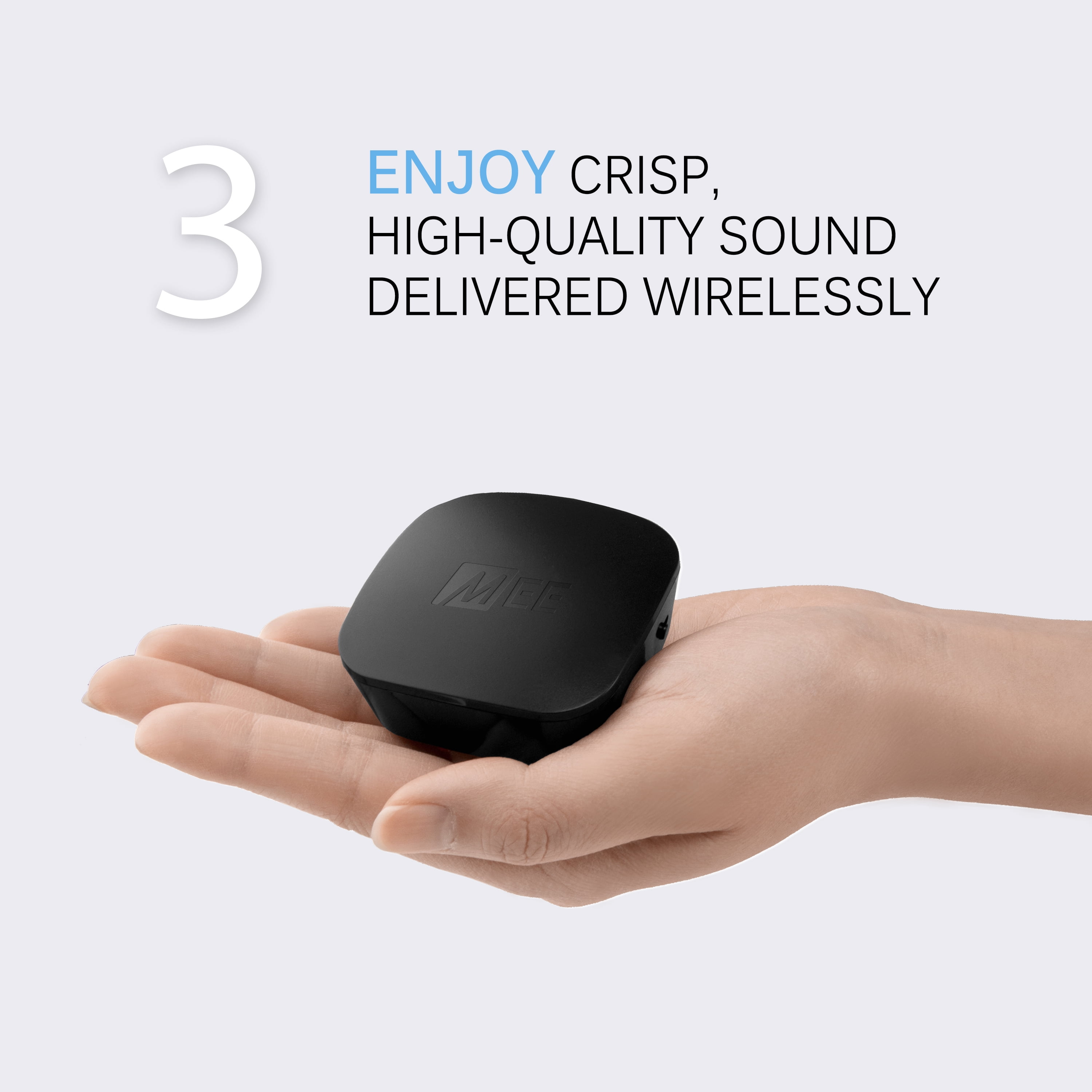 MEE audio DualStream S1 Bluetooth Wireless Audio Transmitter for up to 2 Headphones/Speakers with aptX Low Latency Technology; 3.5mm Jack, AUX, RCA, or Optical connectivity for TV (Black)