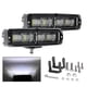 thumbnail image 4 of 2PCS 6 Inch LED Light Bar, 80W Fog Light Off Road Lights Work Light Bar for Truck SUV ATV Boat Motorcycle ,White Light, 4 of 5