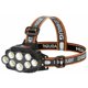 thumbnail image 1 of Lampe Frontale Super Brillante à 8 LED Lampe Frontale USB avec 2x Piles Imperméable pour le Camping, la Pêche, la Cave, le Jogging et la Randonnée,Facile à utiliser Kuyhfg Bienvenido a Kuyhfg, 1 of 4